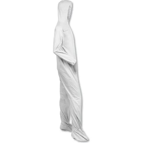 KleenGuard A40 Liquid & Particle Protection Coverall, 3XL, White, 25/Case - Image 5