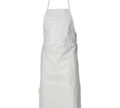 KleenGuard 44481 A40 Liquid/Particle Protection Apron, White, 28"W x 40"L, 100/Case