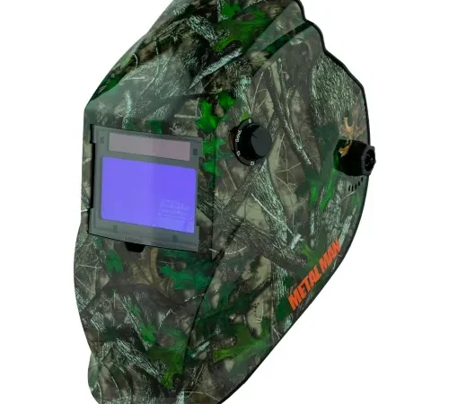 Metal Man® Big Window Auto Darkening Welding Helmet, Variable Shade Control - Camo