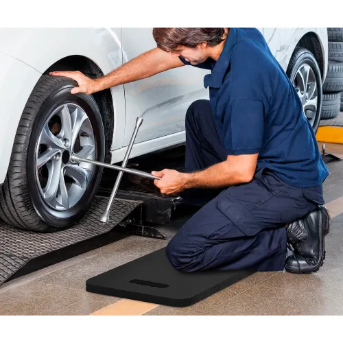 Apache Mills® Knee Saver Mat, 1'' Thick, 12"L x 22"W, Black - Image 3