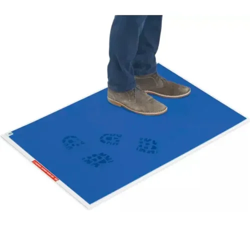 Apache Mills® Contamination Control Mat, 1/2"Thickness, 3"L x 46"W, White, Case of 4
