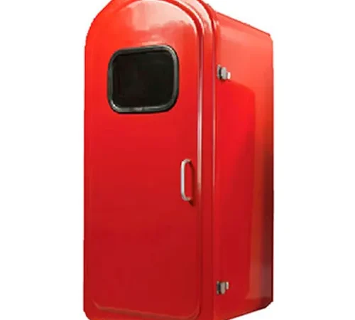 JL Industries FB" Fiberglass Outdoor Fire Extinguisher Cabinet, Surface Mount,12-3/4"D, Red