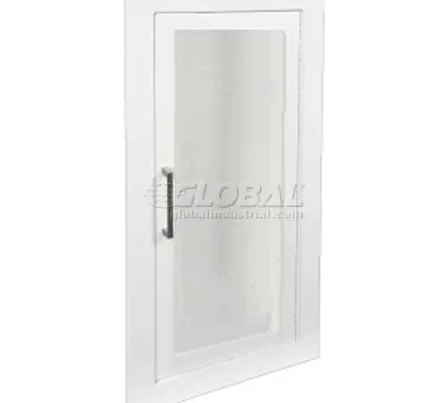 JL Industries Steel Fire Extinguisher Cabinet, Full Acrylic Window, Fully Recessed, 5.5"D