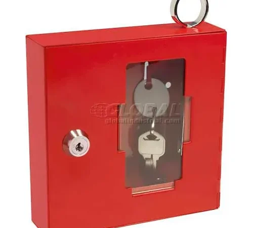 Barska Breakable Emergency Key Box with Attached Hammer A Style, 6"W x 1-5/8"D x 6"H