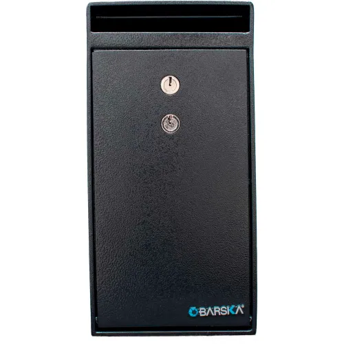Barska® Dual Key Depository Safe 0.27 Cubic Feet, 9"W x 6"D x 12"H - Black - Image 3