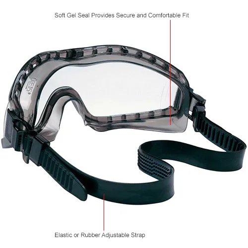 MCR Safety 2310AF Stryker" Premium Safety Goggle, Clear Anti-Fog Lens, Indirect Vent - Image 5
