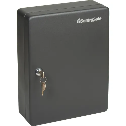 SentrySafe 50 Key Capacity KB-50 Key Box, Key Lock, 9-7/16"W x 3-15/16"D x 11-13/16"H, Black - Image 3