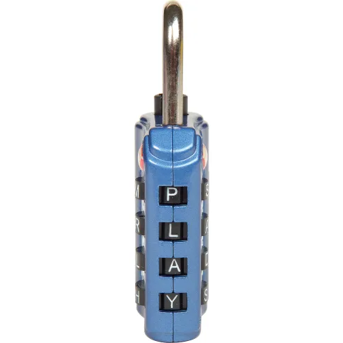 Master Lock® No. 4691DWD TSA-Accept Set-Your Own Combination Zinc Padlock - Assorted Colors - Pkg Qty 4 - Image 2