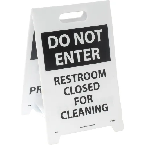 Floor Sign - Do Not Enter Restroom Closed For Cleaning