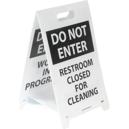 Floor Sign - Do Not Enter Restroom Closed For Cleaning - Image 2