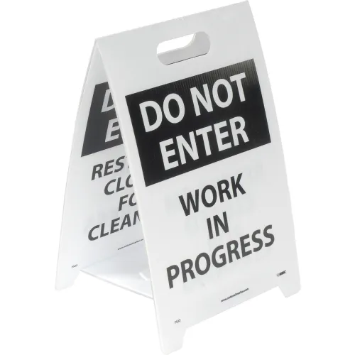 Floor Sign - Do Not Enter Restroom Closed For Cleaning - Image 4