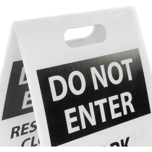 Floor Sign - Do Not Enter Restroom Closed For Cleaning - Image 5