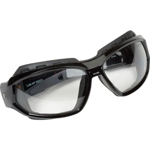 Ergodyne® Skullerz® Loki Safety Glasses/Goggles W/Fog-Off, Clear AF Lens, Black Frame - Image 5