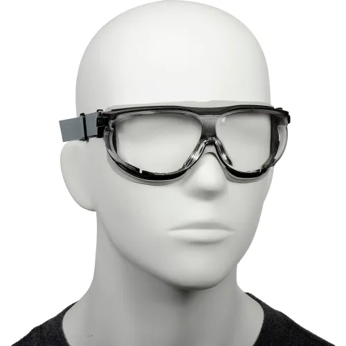 Uvex® Carbonvision" S1650D Safety Goggles, Black & Gray Frame, Clear Lens