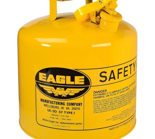 Eagle Type I Safety Can - 5 Gallons - Yellow