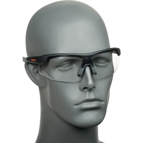 Ergodyne® Skullerz® Skoll Safety Glasses, Anti-Fog, Clear Lens, Black Frame, 59003 - Image 4