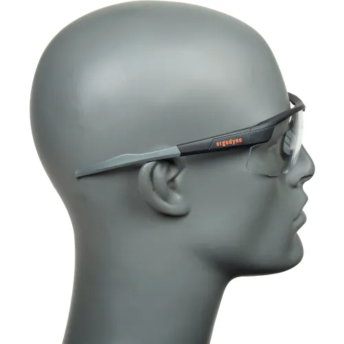 Ergodyne® Skullerz® Skoll Safety Glasses, Anti-Fog, Clear Lens, Black Frame, 59003 - Image 5