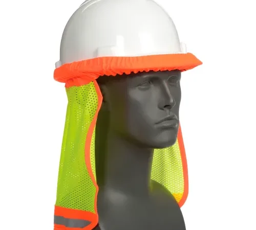 MSA Sunshade™ Hard Hat Accessory, Yellow-Green, 10098032