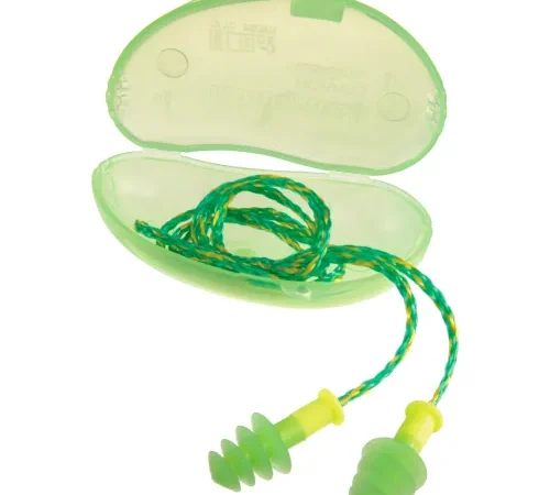 Howard Leight™ FUS30S-HP Fusion® Earplugs, Small, NRR 27, Corded, 100 Pairs/Box