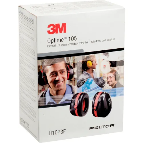 3M™ PELTOR Optime™ 105 Earmuffs H10P3E, Hard Hat Attached, NRR 18 dB - Image 5