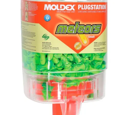 Moldex 6634 Meteors® Earplug PlugStation® Dispenser, Small, NRR 28dB, 250 Pairs/Dispenser