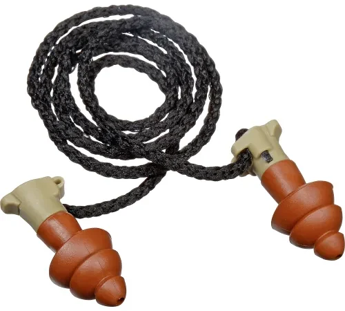 Moldex 6499 BattlePlugs® Impulse Protection Reusable Earplugs, Corded, Large, NRR 12dB/24dB