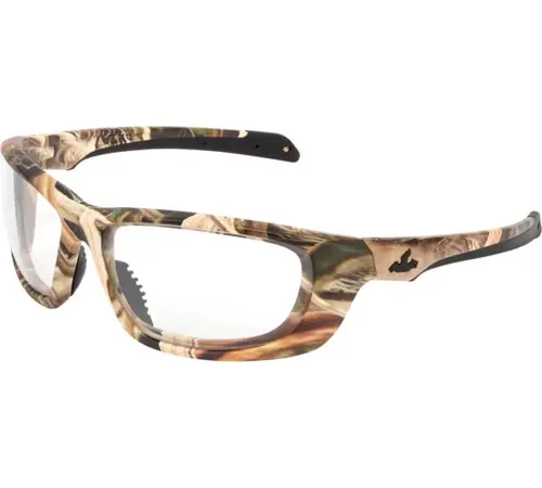 MCR Safety® Mossy Oak® Blades® UD1 Safety Glasses, Camo Frame, Clear Lens, Anti-Fog