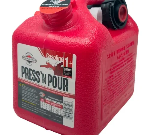 Garage BOSS Press 'N Pour 1 Gallon Gas Can, GB310