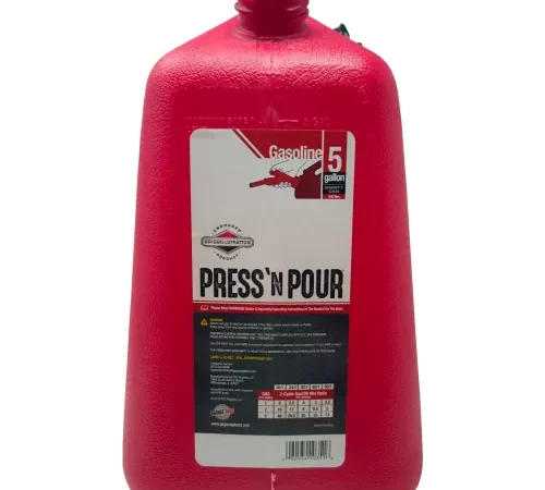 Garage BOSS Press 'N Pour 5 Gallon Gas Can, GB351