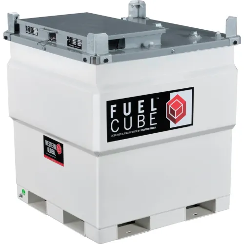 Western Global 250 Gallon FuelCube Diesel Fuel Tank, 12V Pump Kit & Fuel Gauge - Image 3