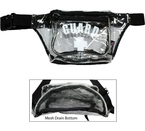Kemp USA Clear Guard Hip Pack With Mesh Botom