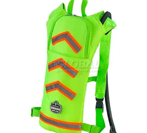 Ergodyne® Chill-Its® Hi-Vis Low Profile Hydration Pack, Lime, 2 Liter