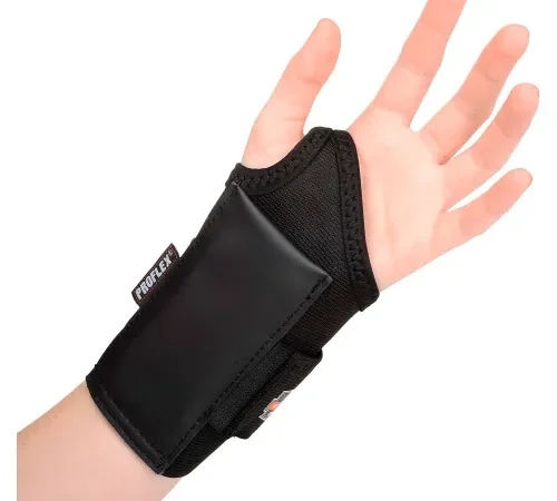 Ergodyne® ProFlex® 4000 Single Strap Wrist Support, Black, Large, Left