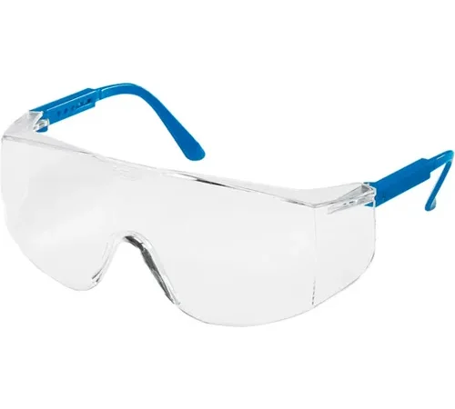 MCR Safety TC120 Tacoma® Safety Glasses, Blue Temples, Clear Lens