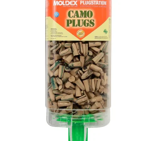 Moldex 6648 Camo Plugs® PlugStation® Earplug Dispensers, 500 Pairs/Dispenser