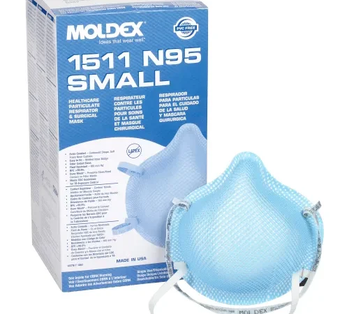 Moldex 1500 Series N95 Respirator & Surgical Mask, Small, 20/Box, 1511