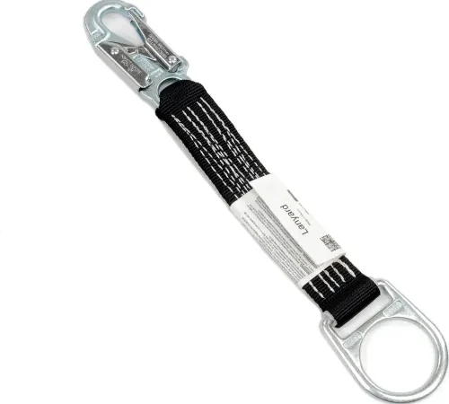 Miller D-Ring Extension, 18" Snap Hook & D-Ring, MILLER BY HONEYWELL, 8928-Z7/18INBK
