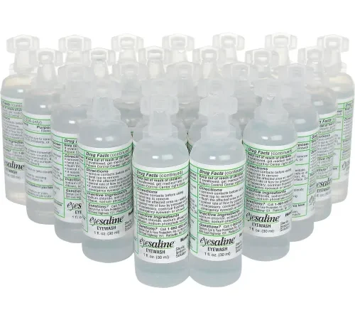 Eyesaline Personal Eyewash Products, HONEYWELL SAFETY 32-000451-0000, Case of 24 Bottles