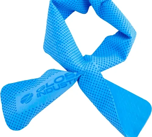 Global Industrial" Cooling Neck Wrap, 31-1/2"L x 4"W, Blue