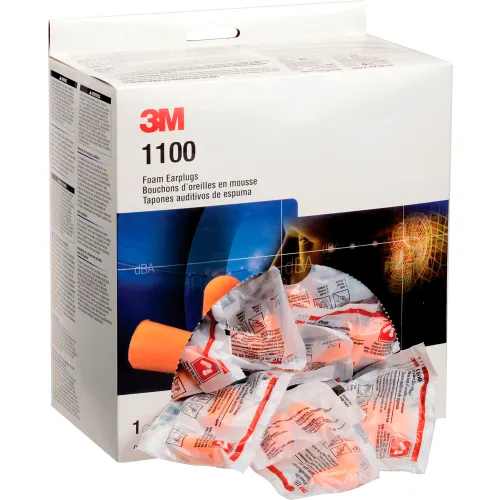 3M™ Foam Earplugs, Uncorded, 1100, 200 Pairs - Image 3