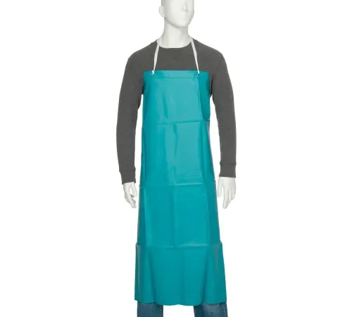 San Jamar 614DVA20-GN - Vinyl Apron, Green, 45"L x 36"W