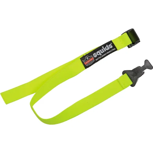 Ergodyne® Squids® 3155 Clamp Hard Hat Lanyard - Lime, 19155 - Image 2