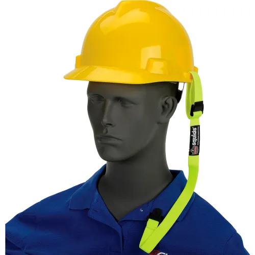 Ergodyne® Squids® 3155 Clamp Hard Hat Lanyard - Lime, 19155 - Image 3