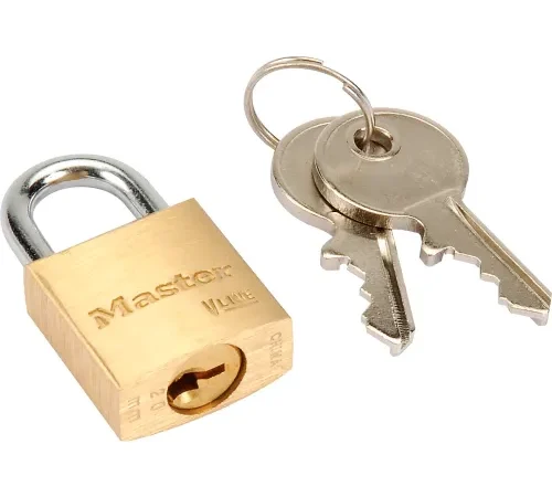 Master Lock® No. 4120 General Security Brass Solid Body Padlocks - Pkg Qty 12