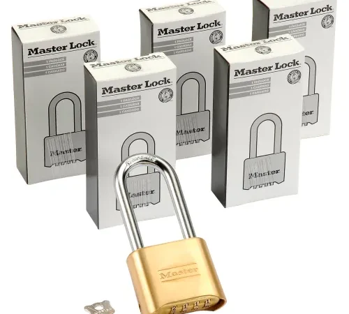 Master Lock® No. 175LH Bottom Resettable Combination Padlocks - Pkg Qty 6