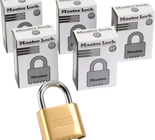 Master Lock® No. 175 Bottom Resettable Combination Padlocks - Pkg Qty 6