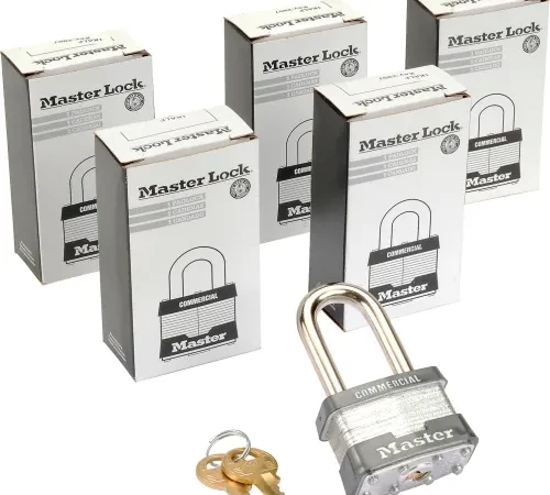 Master Lock® No. 1KALF-2907 General Security Laminated Padlocks - Keyed Alike - Pkg Qty 6