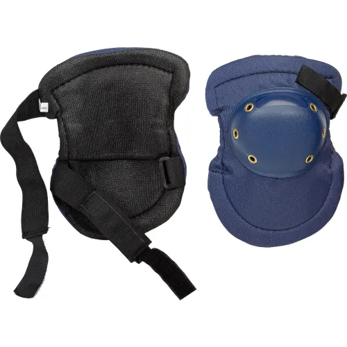OccuNomix Value Contoured Hard Cap Knee Pads 1 Pair, Blue - Image 2