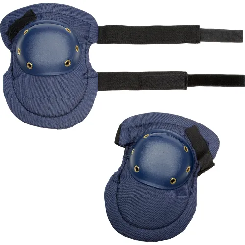 OccuNomix Value Contoured Hard Cap Knee Pads 1 Pair, Blue - Image 3