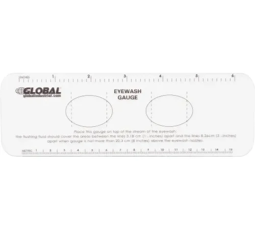 Speakman Plastic Eyewash Gauge, SE-952, Clear